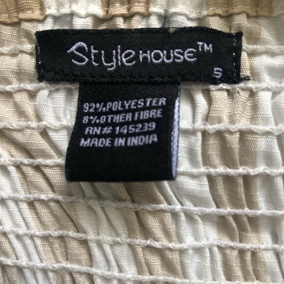 Style House Striped Button Front Pocketed Strappy Midi Dress - Picture 5 of 6